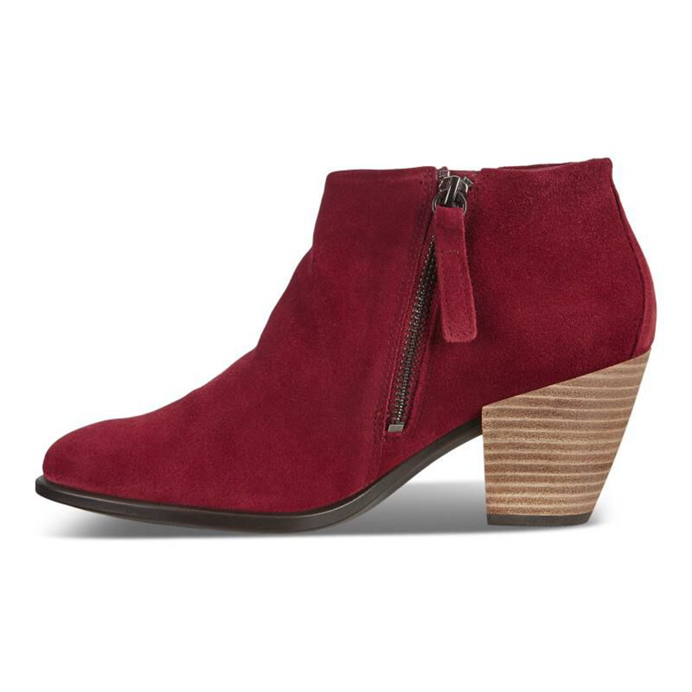 Botas Mujer - ECCO Shape 55 Western - Rojos - YNS813964